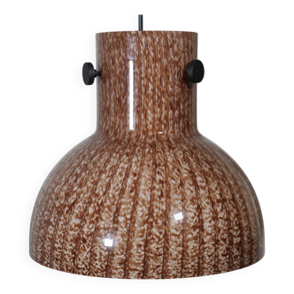 Peill and Putzler Design Glass Hanging Ceiling Lamp 1970s
