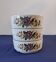 Set of 3 bowls, Éclat model from Sarreguemines. 1960s.