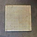 Former vintage flat underside white metal perforated around 1950