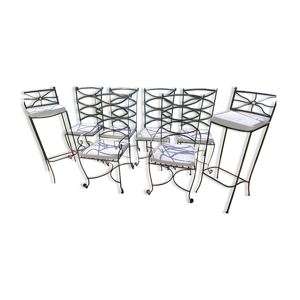 ensemble chaises tabourets