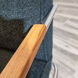 Restored tubular armchair by Anton Lorenz