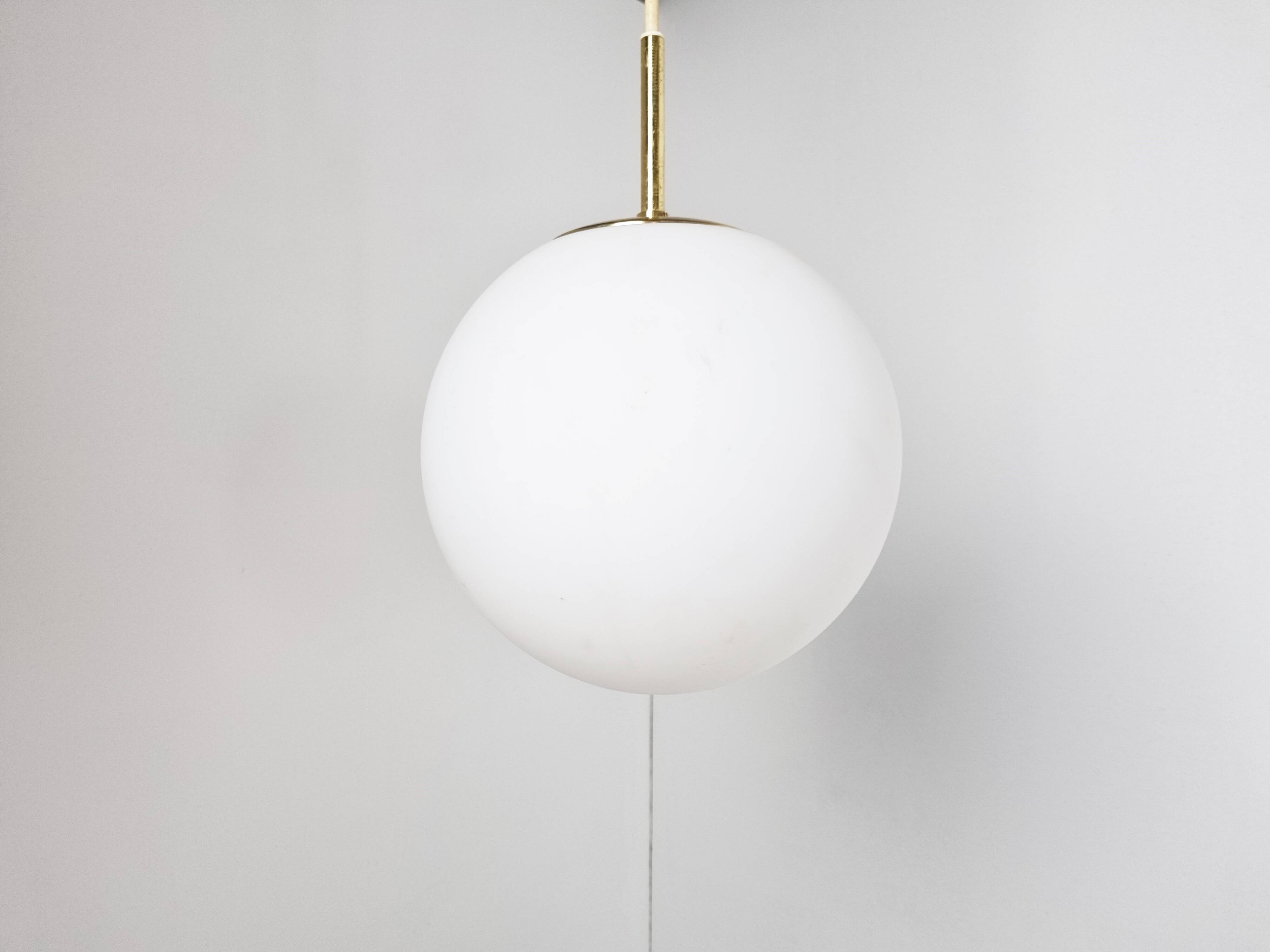 Vintage pendant lights by Glashutte limburg, 1970s