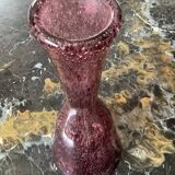 Mouth-blown glass vase Dimension: height -28 cm- diameter low-11cm-