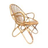 Rohe Noordwolde rattan chair, 1960, Netherlands