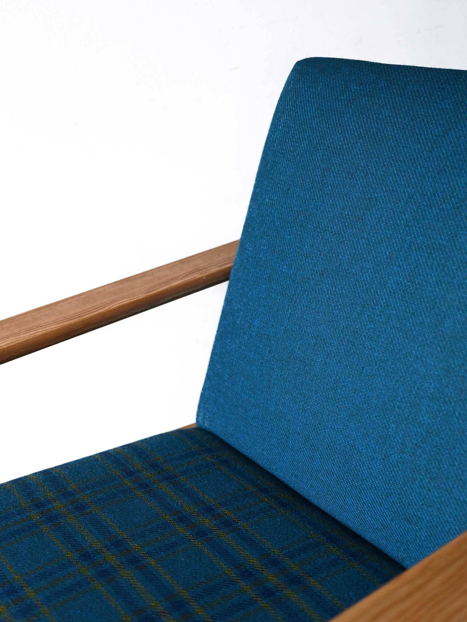 Pair of vintage Bruksbo armchairs, Norway