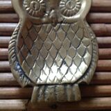 "Owl" trinket bowl in brass