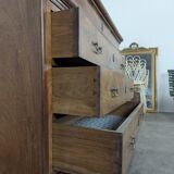 Flamed Mahogany Commode from the Louis Philippe period