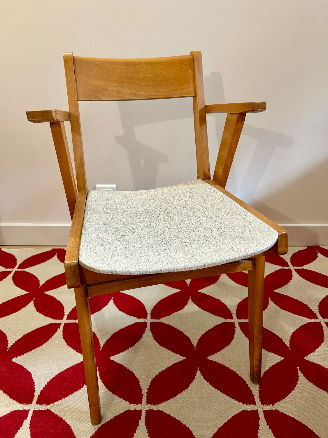 Light wood chair