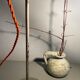 Workshop lamp, painted lampshade, 2m cable