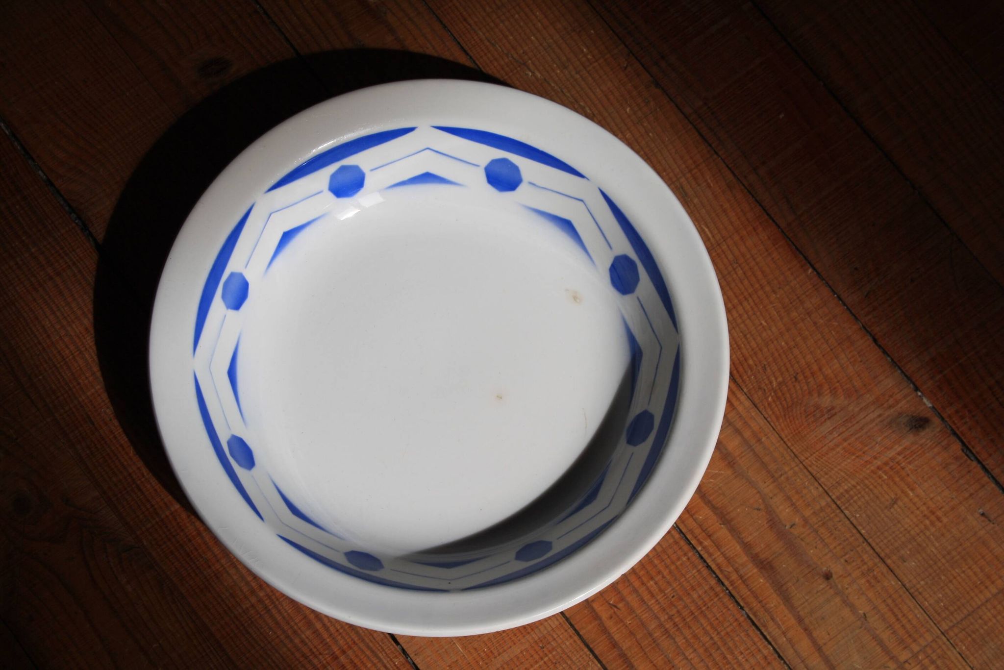 Plat creux Digouin Sarreguemines modèle "Ciboulette" ø27 cm
