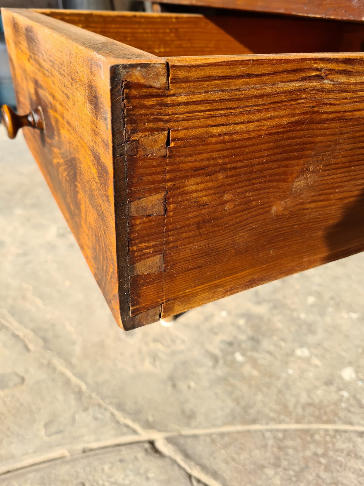 Old vintage farmhouse table