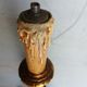 Wooden candlestick and gilded stucco from the beginning of the 20th century