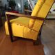 fauteuil bas vintage des années 1940
