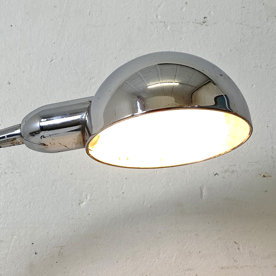 Desk lamp vintage chrome 50's