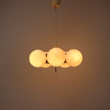 Space Age Chandelier Sputnik by Elektroinstala Decin, 1970s