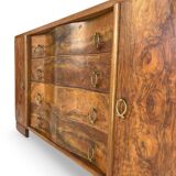 Italian Art deco walnut sideboard