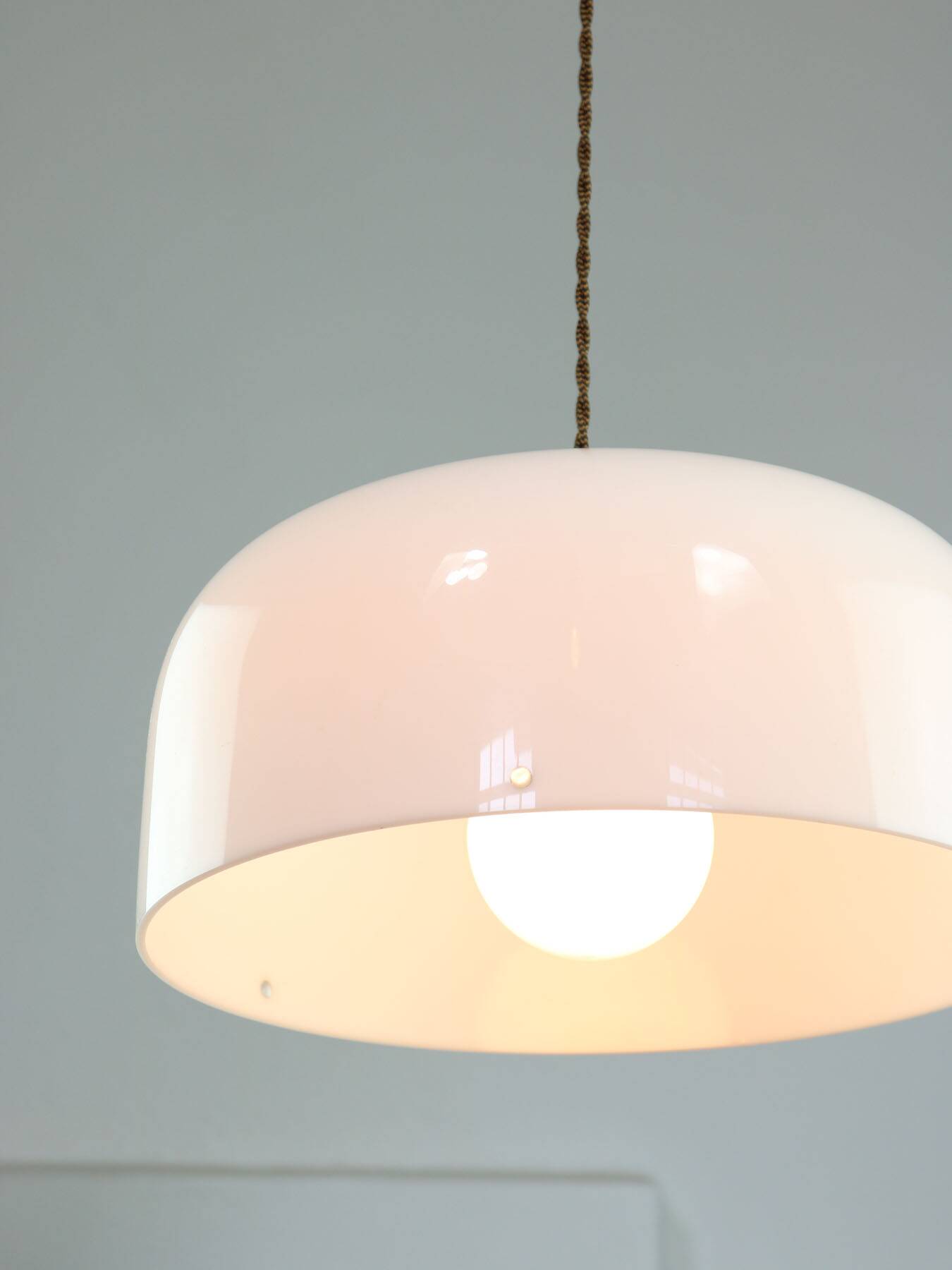 Space Age Medusa by Luigi Massoni for Guzzini in Brass, 1970s