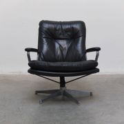 'Gentilina' swivel lounge chair by André Vandenbeuck for Strässle, 1960s