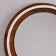Rosewood mirror, Denmark, 1960s