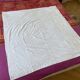 Large vintage pillowcase, retro bedding collection white (1.20)