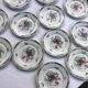 Set of 12 dessert plates Haviland Pondichery