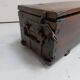 Vintage wooden military chest