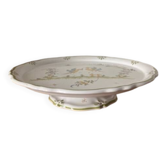 compotier dish from Moustiers decorated with birds.