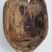 Antique carved wooden tribal mask, early-mid 20th century