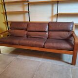 Olsen & Son 3-seater leather sofa