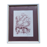 Lithograph by Jean Triolet