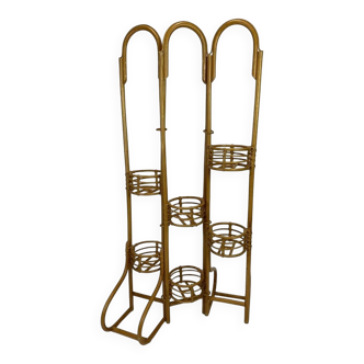 Console à fleurs en bambou