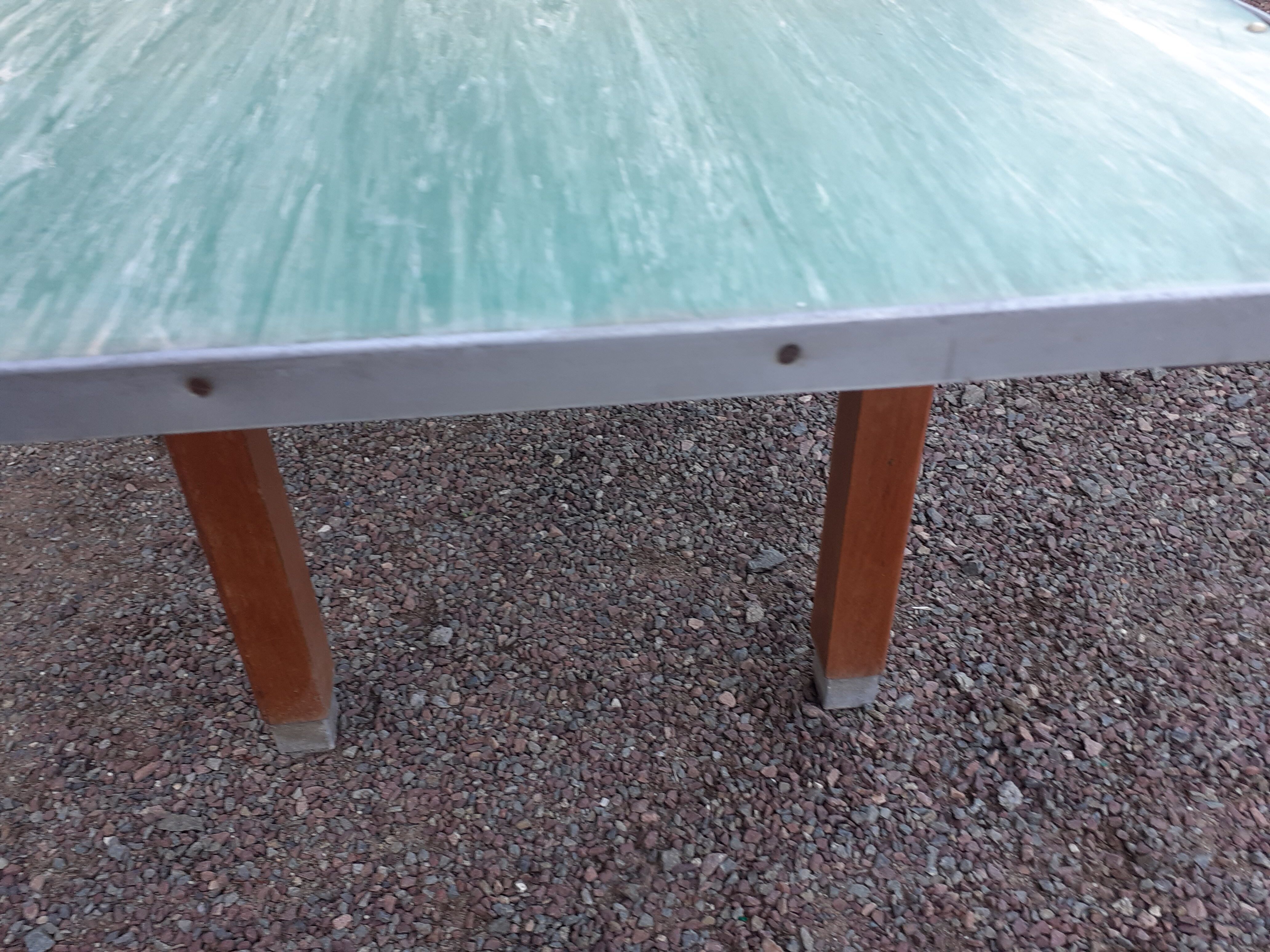 Vintage wooden formica kitchen table