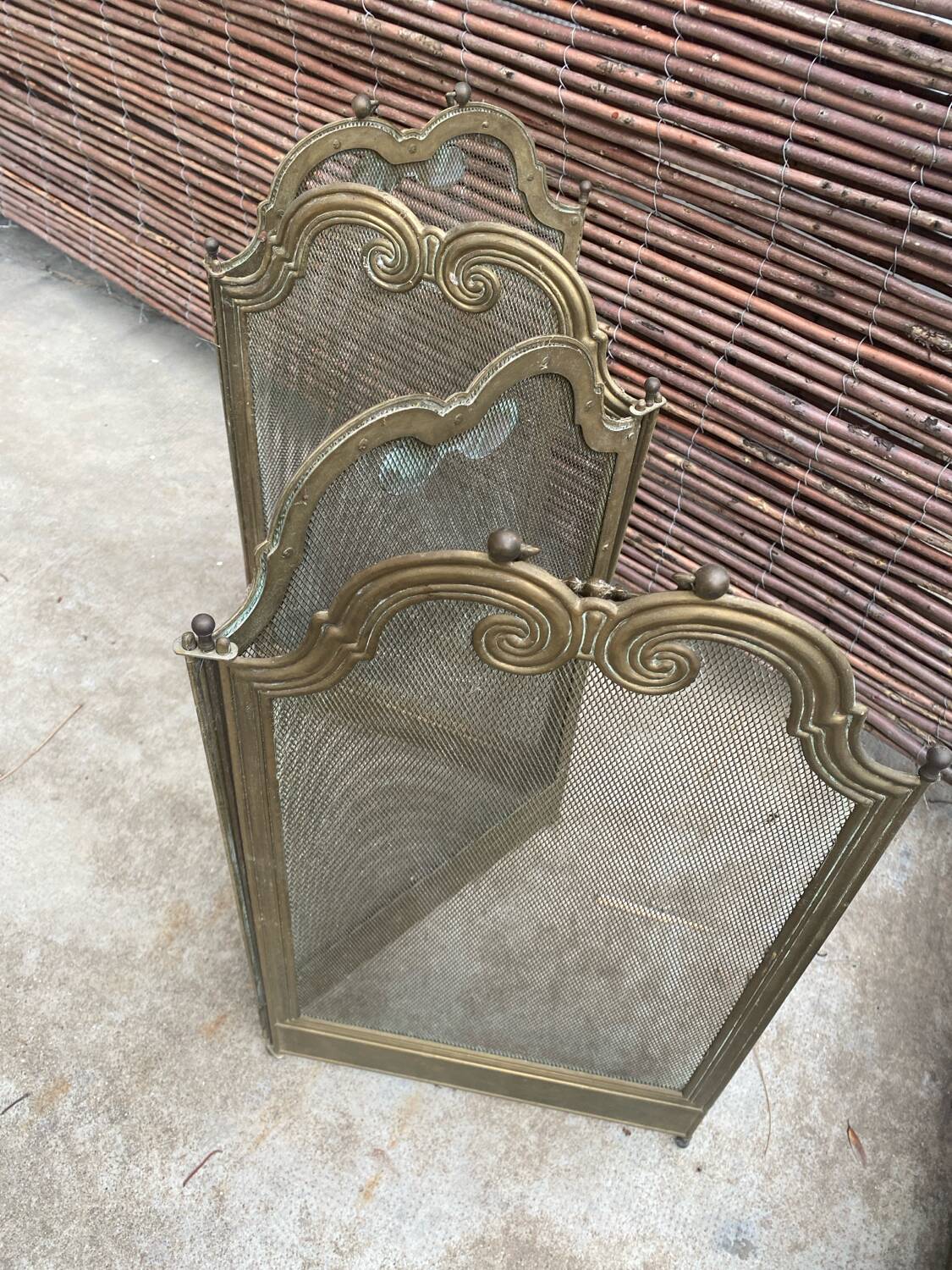 Brass Fire Screen