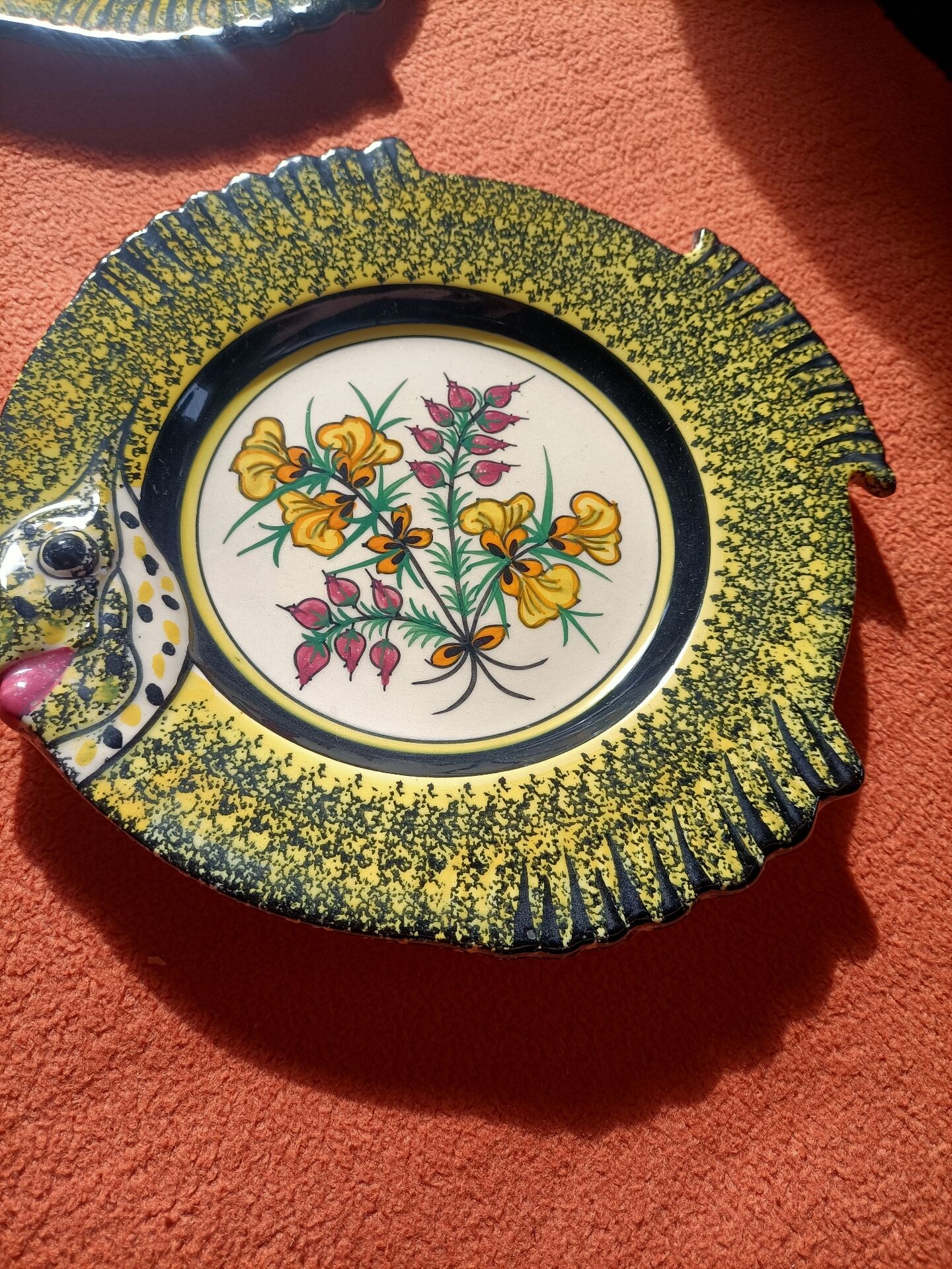 Ensemble d'assiettes Poissons Henriot Quimper