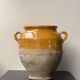 Small 19th Century Yellow Glazed French Ceramic Confit Jar #2