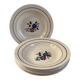 Set of 6 St Amand hand-painted deep plates 22.5cm