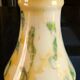 Large vase, blown glass with colored inclusions, Murano design from the 80s