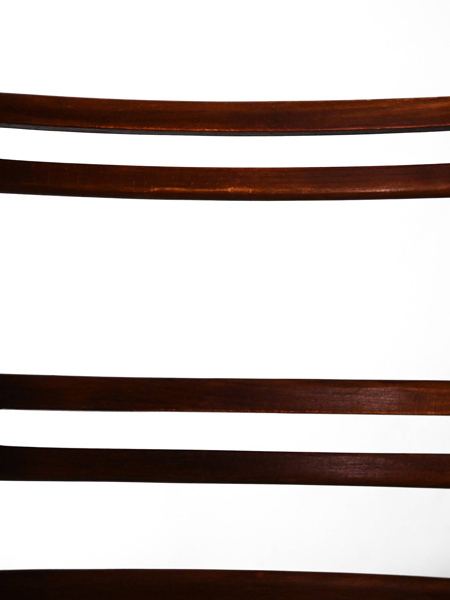 Scandinavian chairs in wood and leather