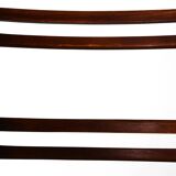 Scandinavian chairs in wood and leather