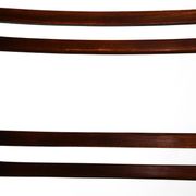 Scandinavian chairs in wood and leather