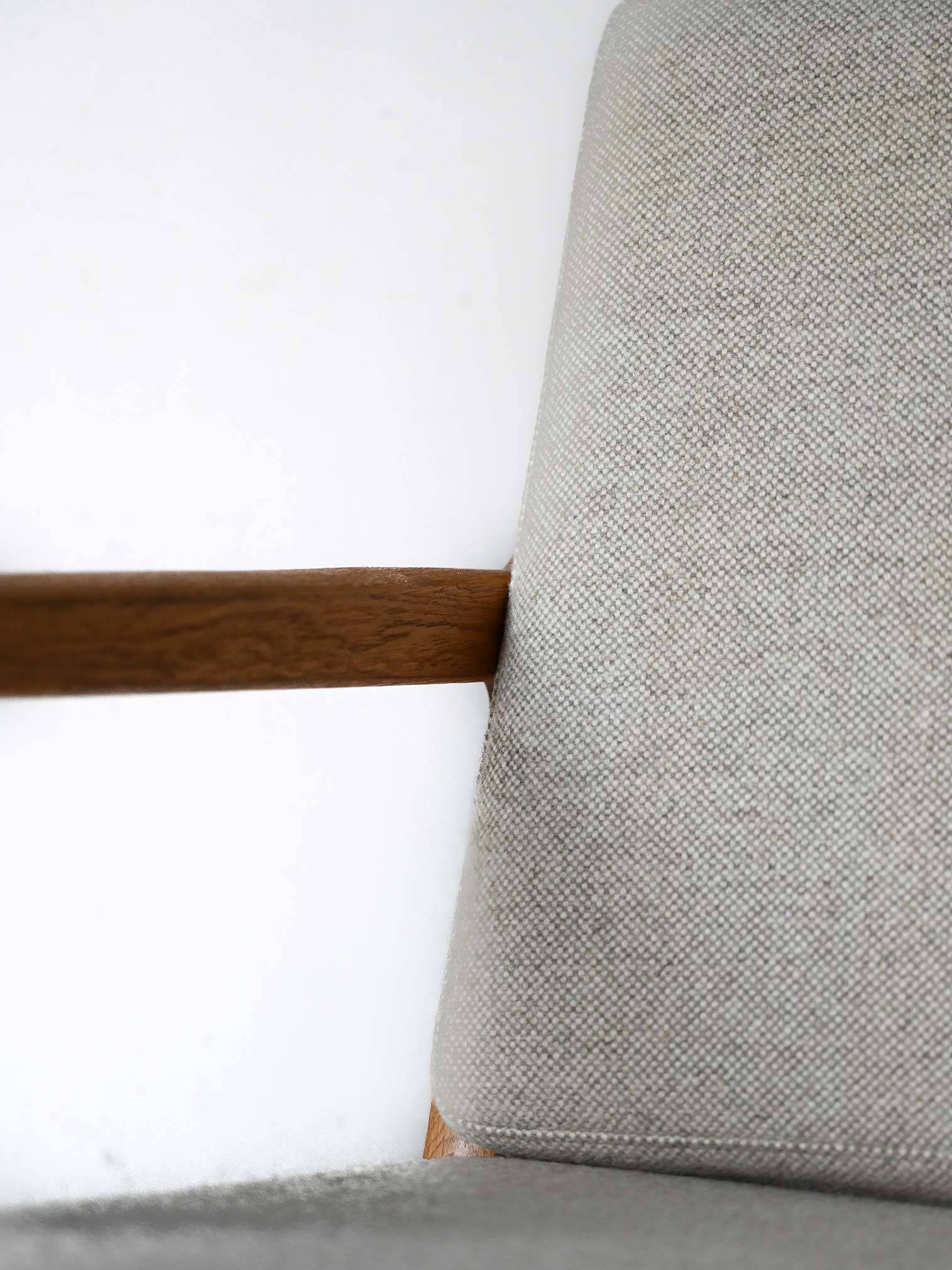 Fauteuil vintage danois Hans Wegner GE265 avec dossier fixe