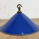 Industrial Blue Enamel Factory Pendant Lamp, 1950s