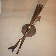 Wall lamp in iron