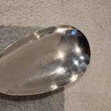 Silver-plated rice serving scoop by Christofle, "Pearls" pattern