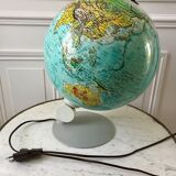 globe terrestre lumineux design scandinave Made in Denmark 1976