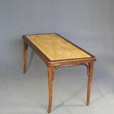 Piano bench, bent wood, Bentwood, circa 1920 - no Thonet