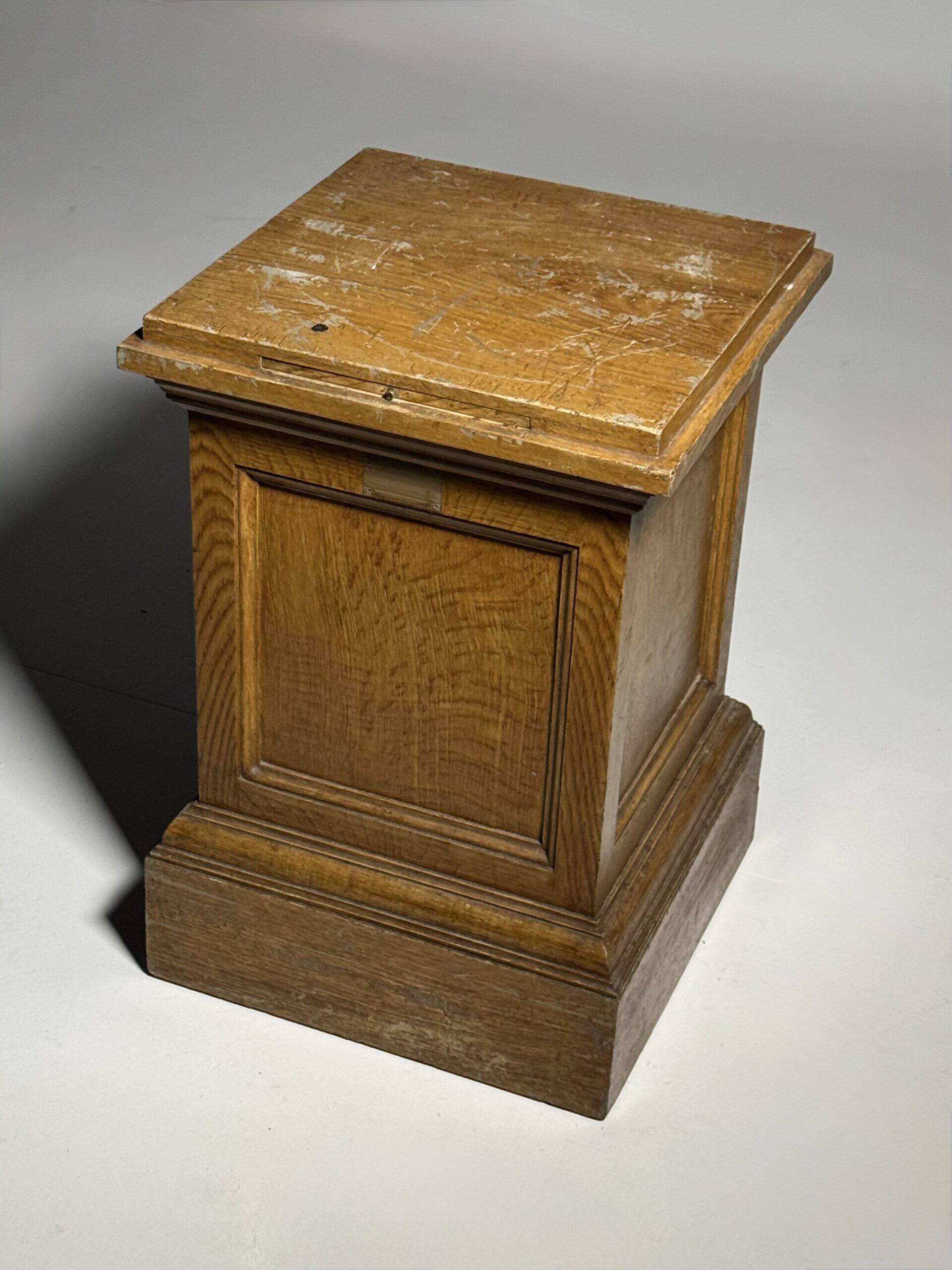 Classic wooden pedestal 20th century