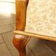 Vintage salon sofa set with floral upholstery