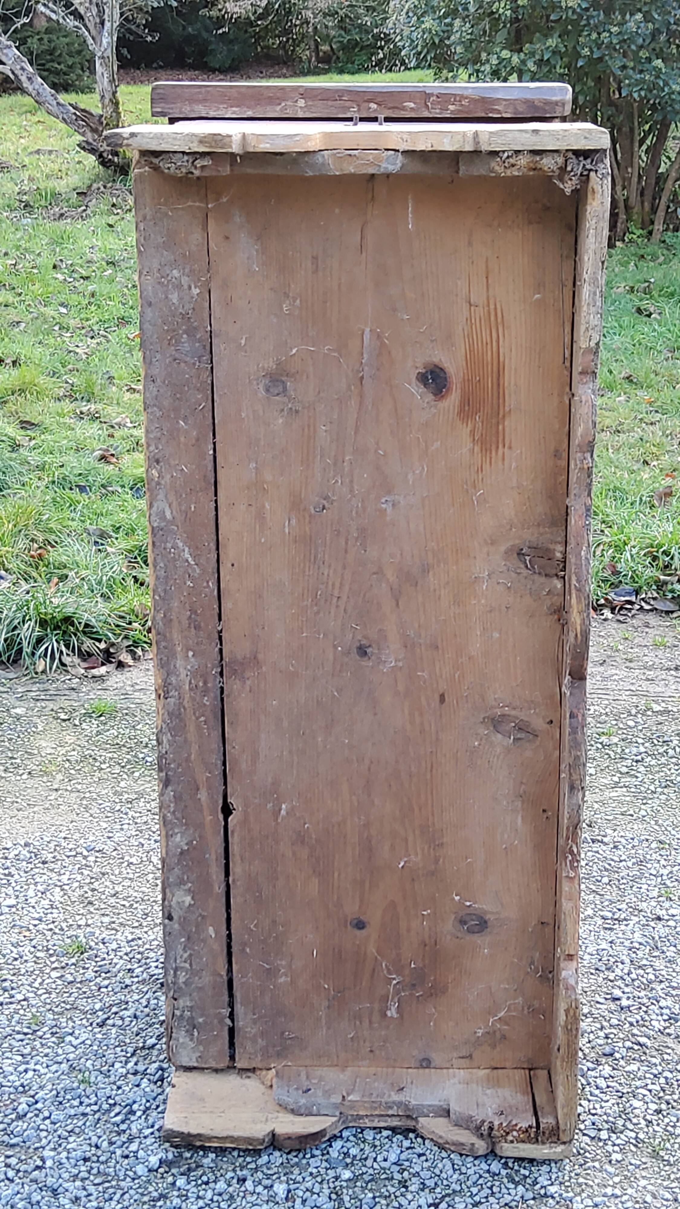 Alsatian polychrome wedding chest eighteenth -nineteenth century