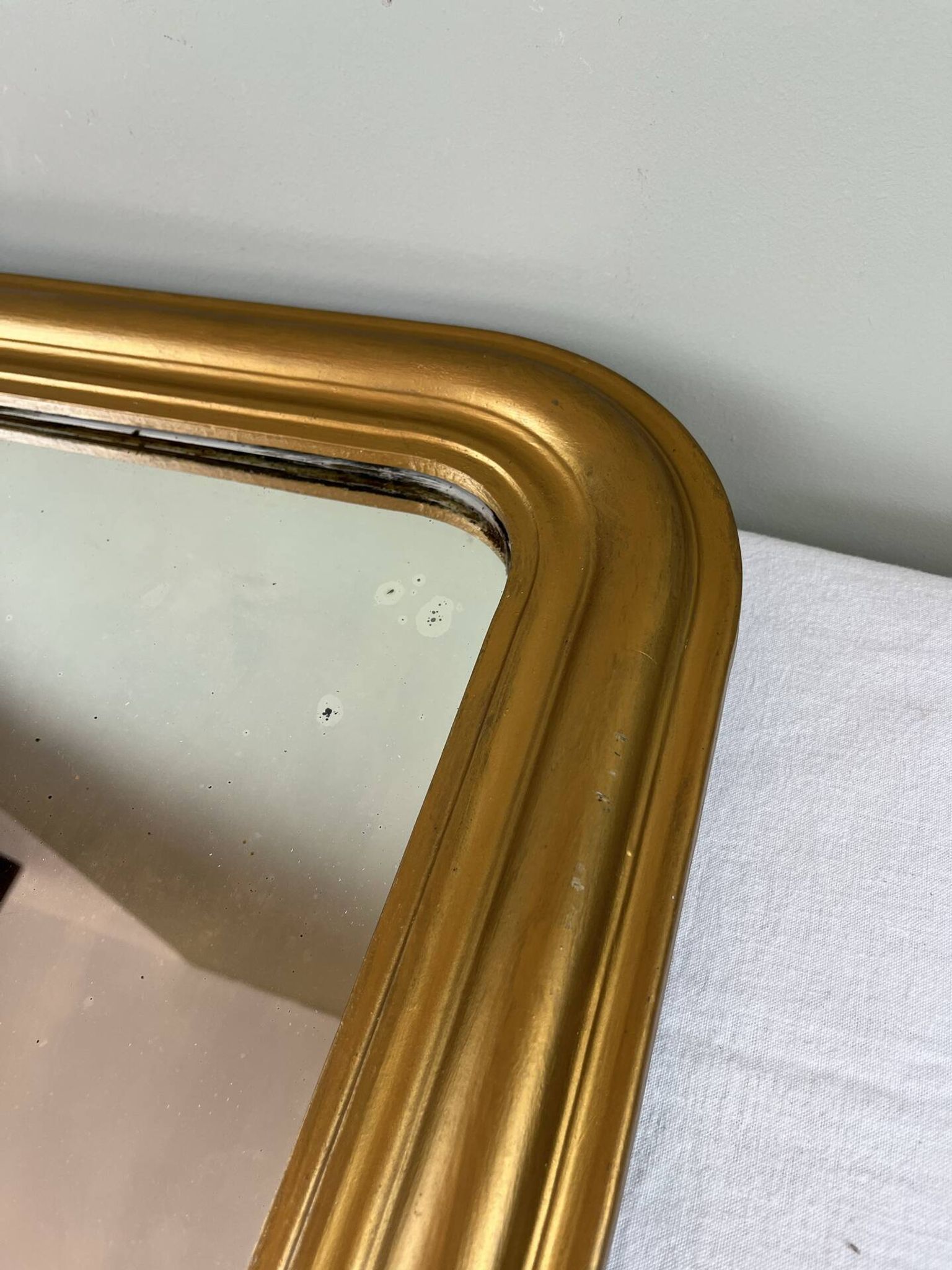 Miroir doré ancien fin XIX ème